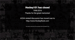 Desktop Screenshot of hockey101.com